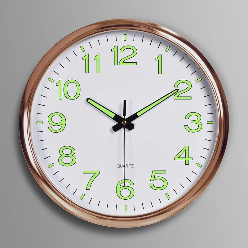 Skanto | Silent Glow Wanduhr – Perfekt für Klassenzimmer und Büros