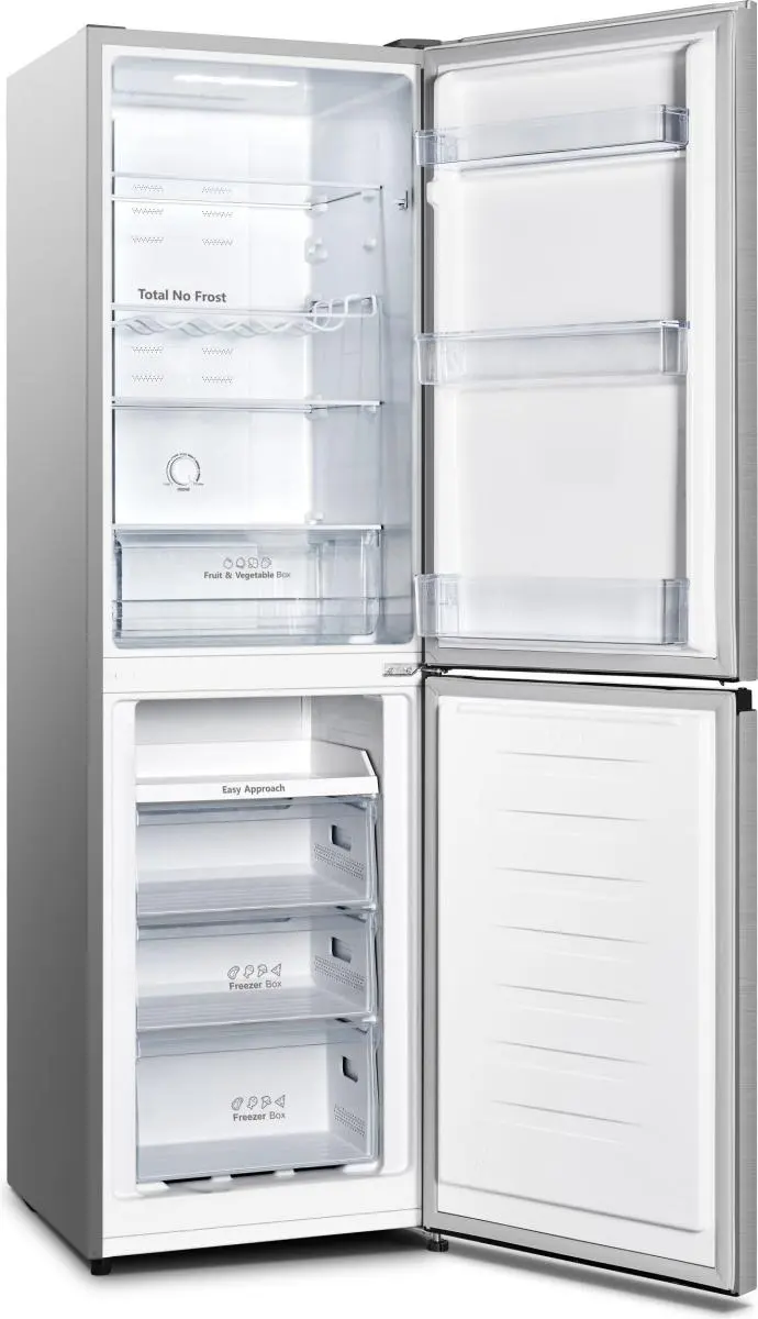 Hisense 256L Kühl-Gefrierkombination, freistehend – Grau | RB327N4BCE