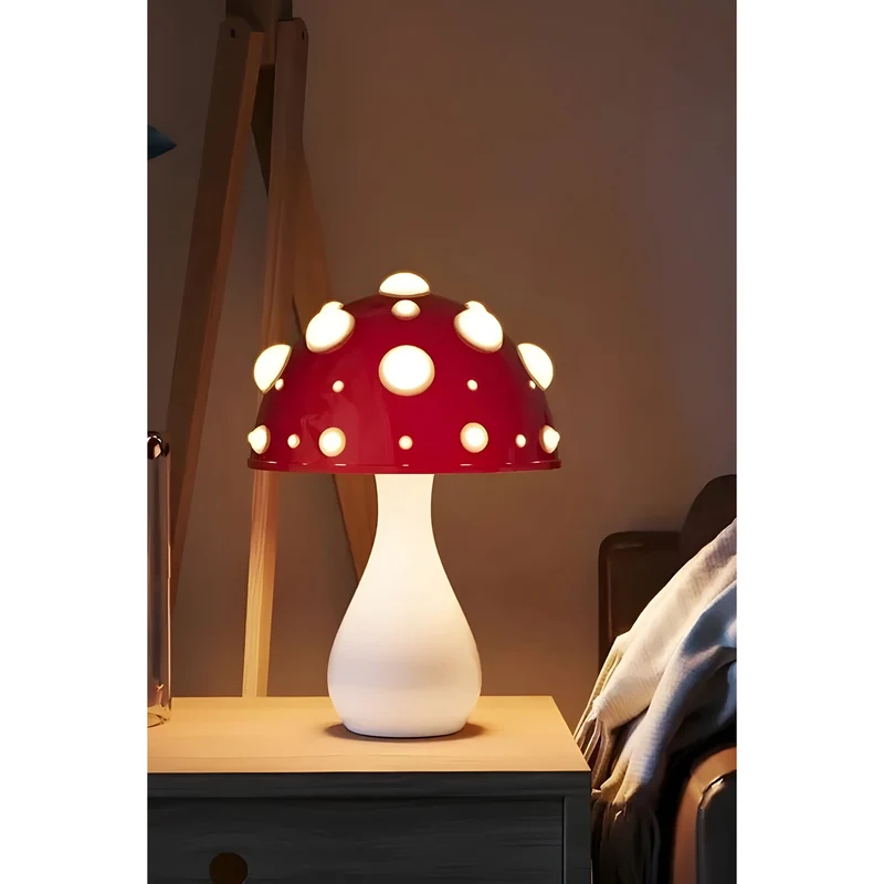 Skanto | Lampe – Dekorative Pilz Tischlampe