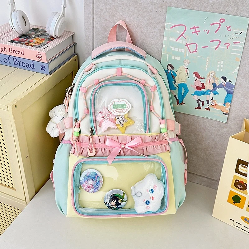 Multi-Funktionaler Transparenter Front-Rucksack Karnz