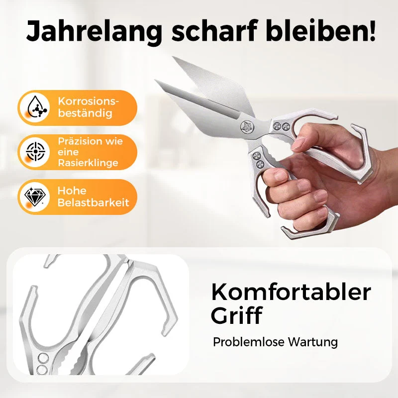 🔥Hot Sale 50% Rabatt 🔥1 für 1💪Multifunktionale Hochleistungs-Küchenschere✂️