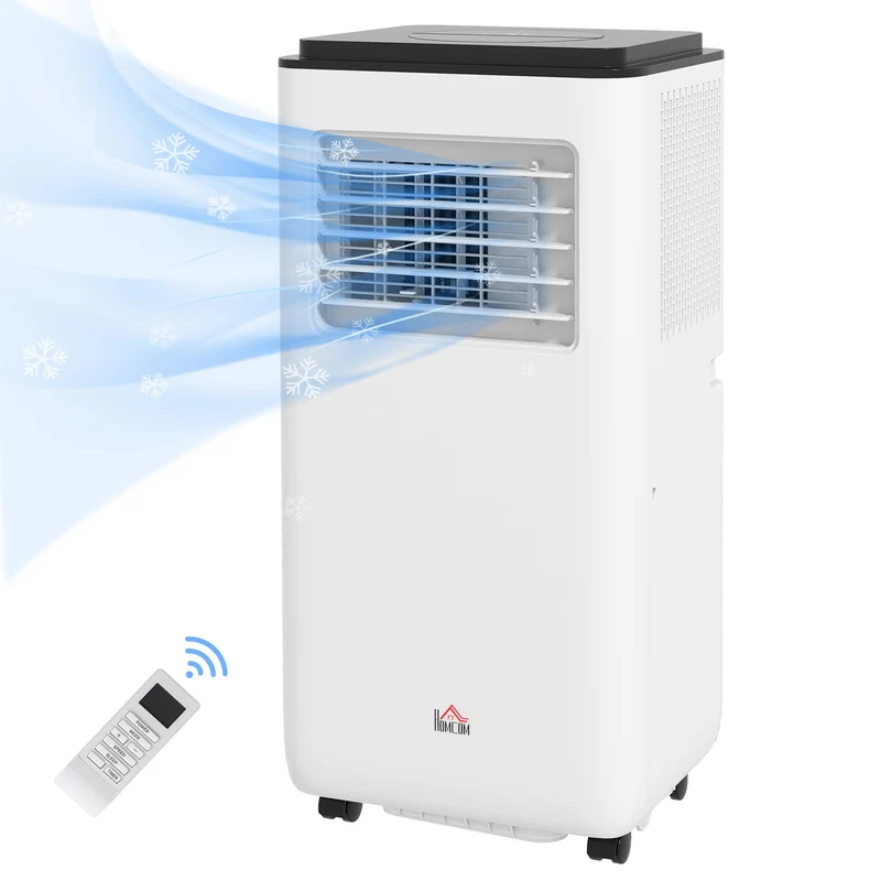 8000 BTU Portable AC for 345 Sq Ft, 3-in-1 with Remote & Window Kit, White