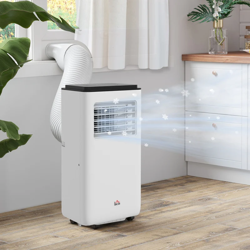 8000 BTU Portable AC for 345 Sq Ft, 3-in-1 with Remote & Window Kit, White