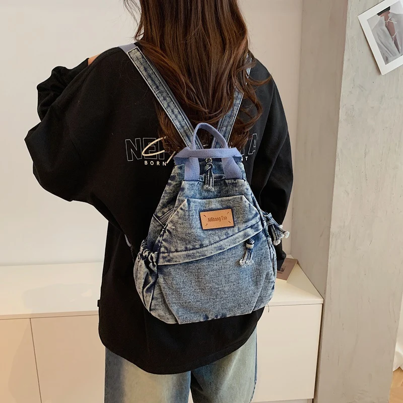 Multifunktionaler lässiger Kordelzug-Rucksack Karnz