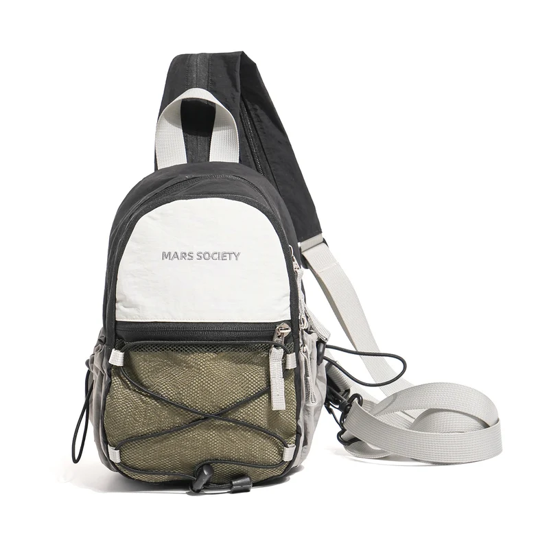 Leichtgewichtige Mehrfachtaschen-Schultertasche Karnz