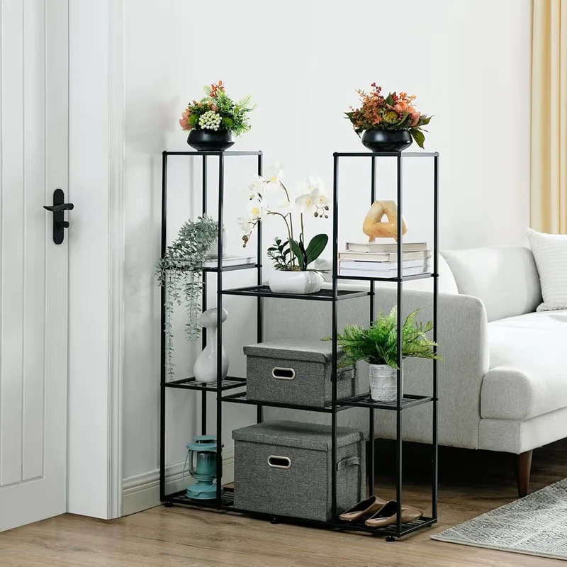 Blumenregal 4 Etagen Pflanzenregal Pflanzenständer Regal Blumen