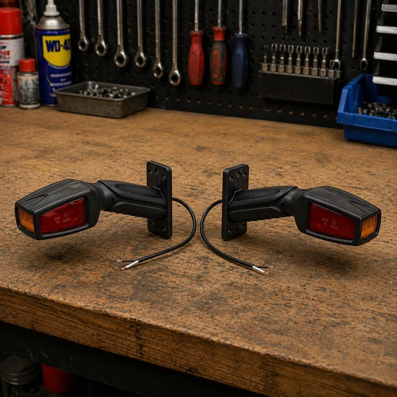 2x LED Begrenzungsleuchte Anhängerleuchte Leuchte KFZ