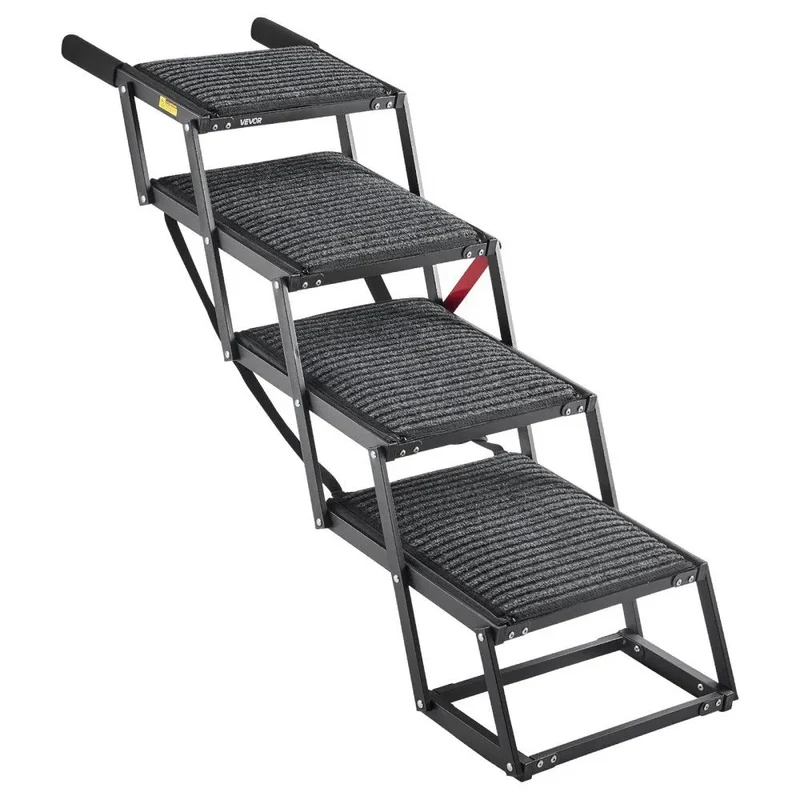 Hundetreppe Auto Einstiegshilfe Hundeleiter 4 Stufen 90 kg