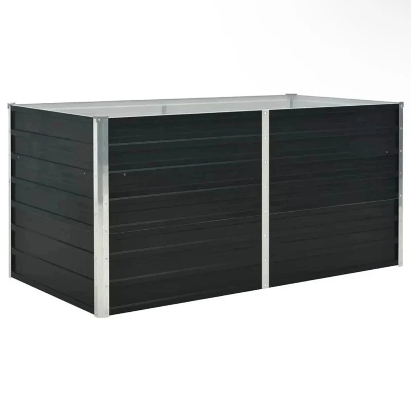 Hochbeet Anthrazit Verzinkter Gartenbeet Pflanzkübel Bett Garten