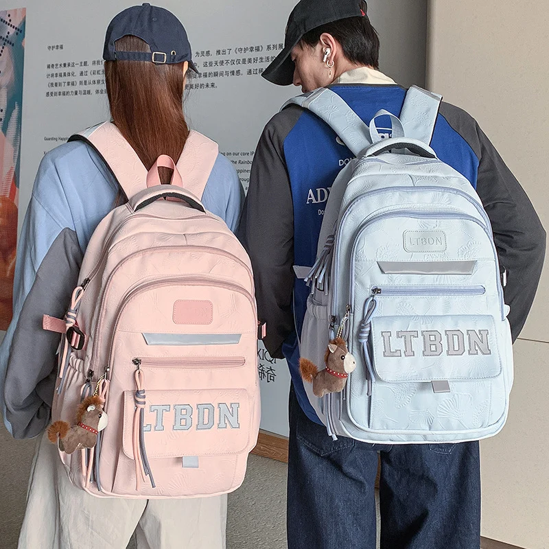 Moderne Texturierte Freizeit Rucksack Karnz