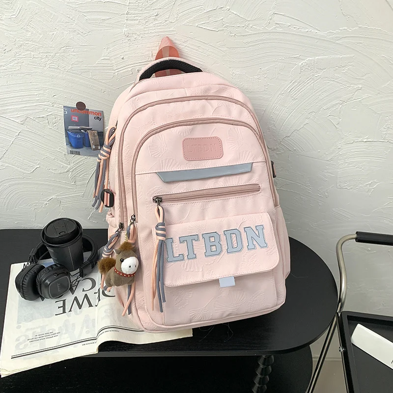Moderne Texturierte Freizeit Rucksack Karnz