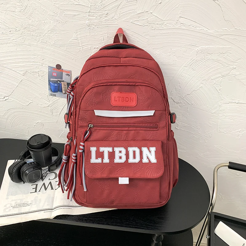 Moderne Texturierte Freizeit Rucksack Karnz