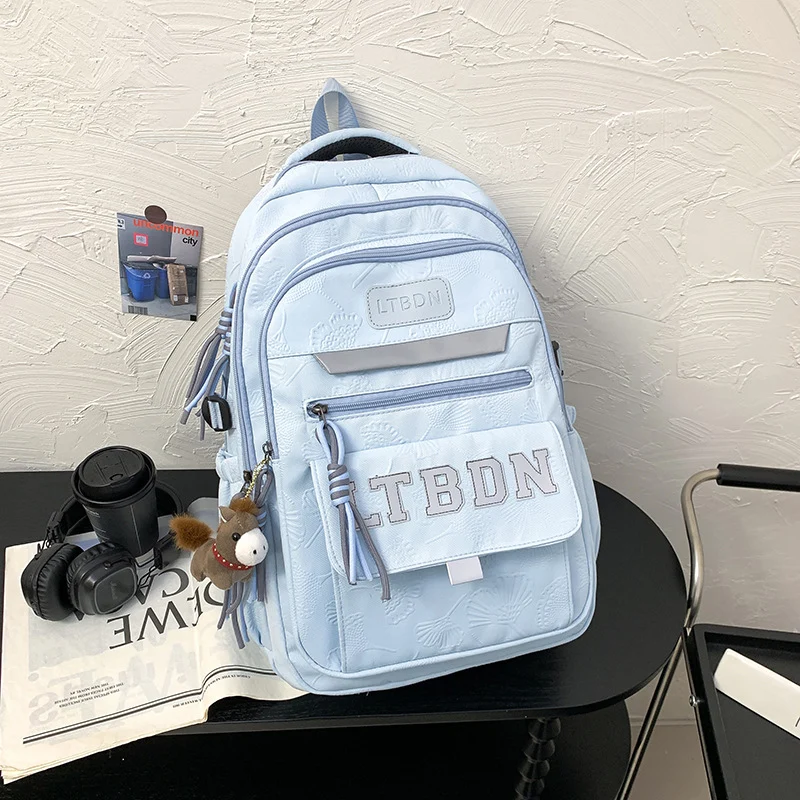 Moderne Texturierte Freizeit Rucksack Karnz