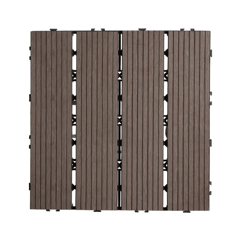 27x Klickfliesen für Terrasse Balkon 295x295mm Fliesen Boden