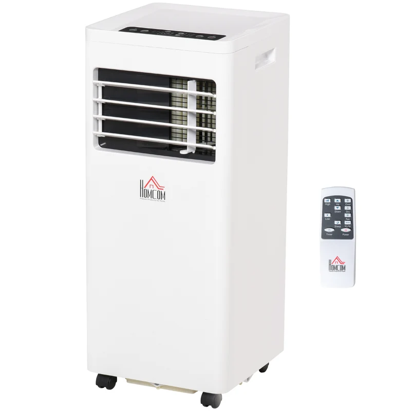 Portable Air Conditioner 9000 BTU, 4-in-1 Cooling, Dehumidifier, Fan, Sleep Mode, Air Conditioning Unit with Digital Display & Remote Control, 24H Timer, Window Venting Kit, for Room up to 28㎡