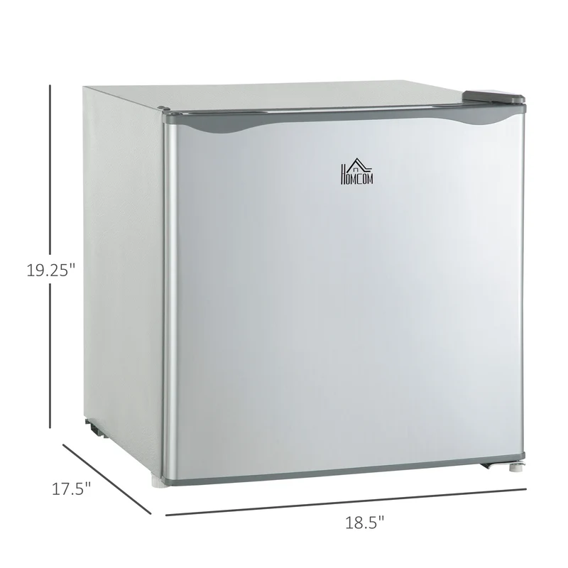 1.1 Cu Ft Countertop Mini Freezer, Compact Upright with Removable Shelves, Gray