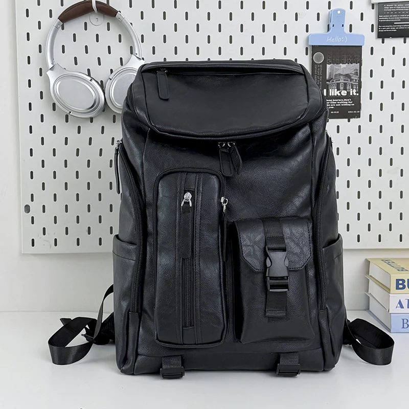 Multifunktionaler Leder-Rucksack Karnz
