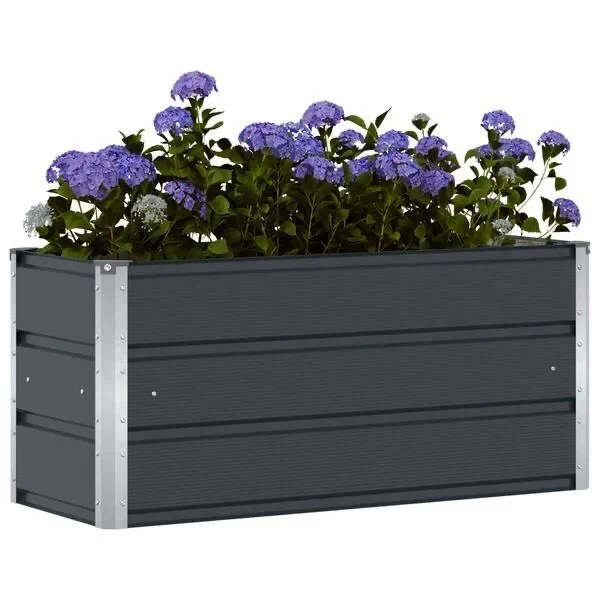 Hochbeet Pflanzenbeet 100x40x45cm Frühbeet Garten