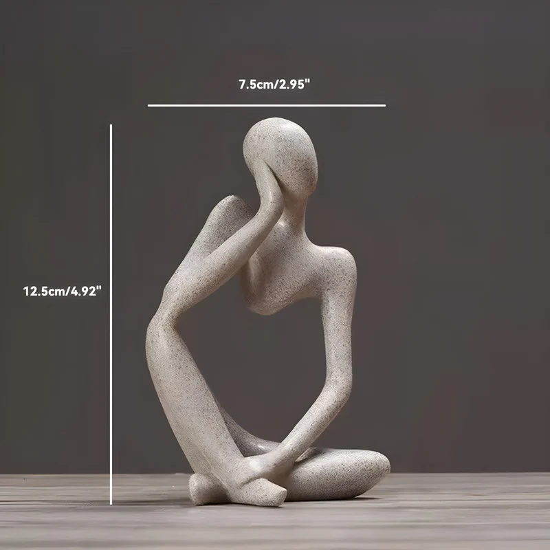 Skanto | Abstrakte Denker-Skulptur Heimdekoration