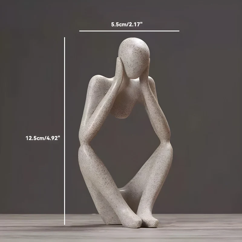 Skanto | Abstrakte Denker-Skulptur Heimdekoration