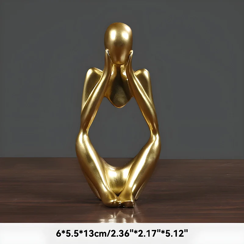 Skanto | Abstrakte Denker-Skulptur Heimdekoration