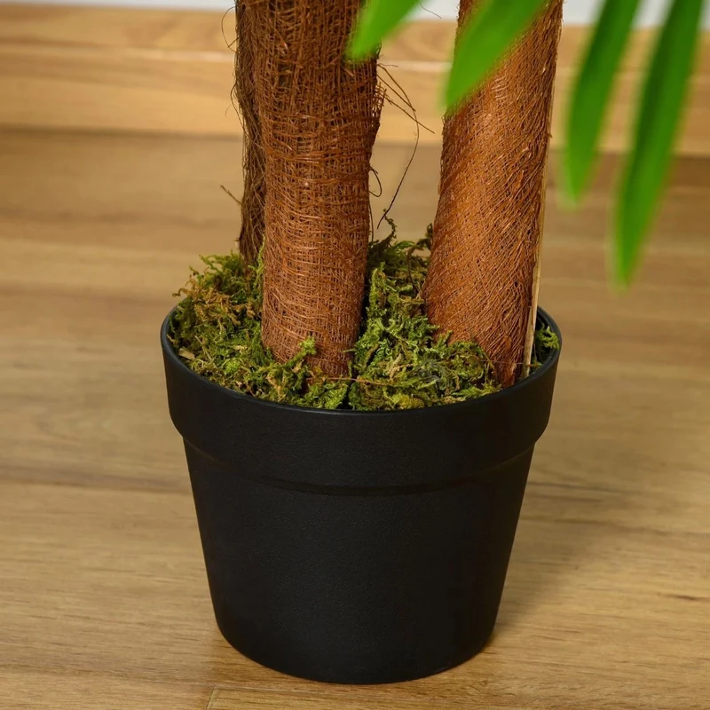 Kunstpflanzen Topf 120cm Palme Kunstpflanze Kunstbaum Zimmerpflanze