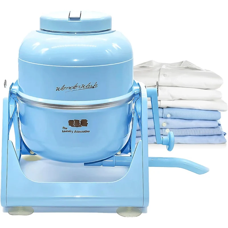No space? No problem! This non-electric portable washing machine is ideal for small spaces.