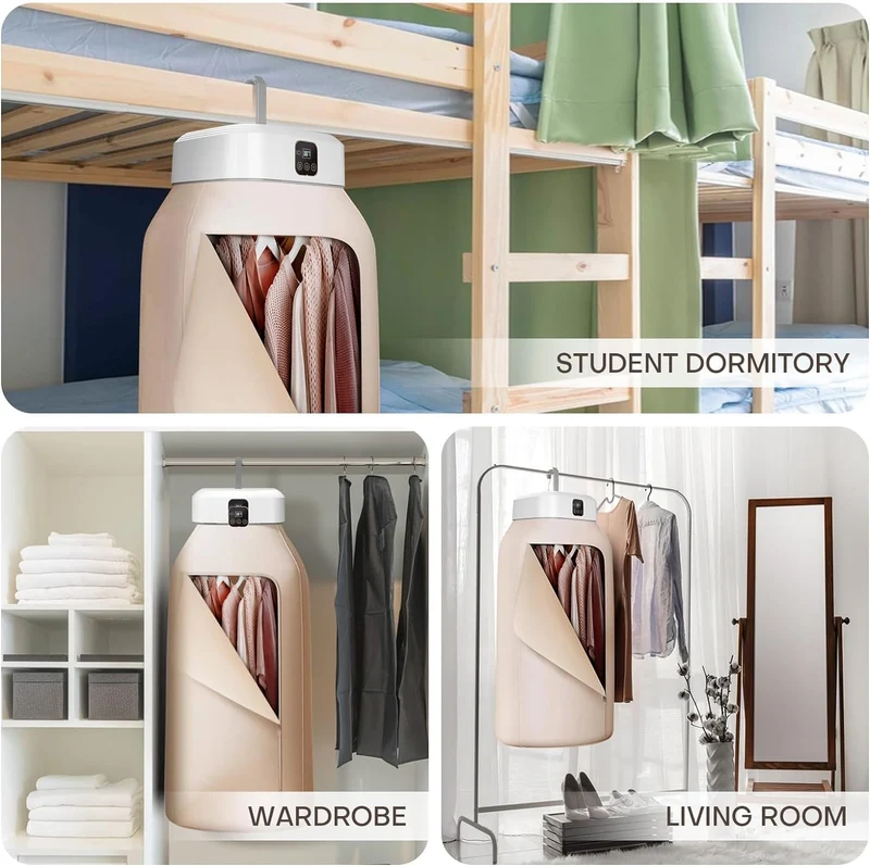 This portable mini clothes dryer is tiny yet mighty, perfect for adventures and apartments.