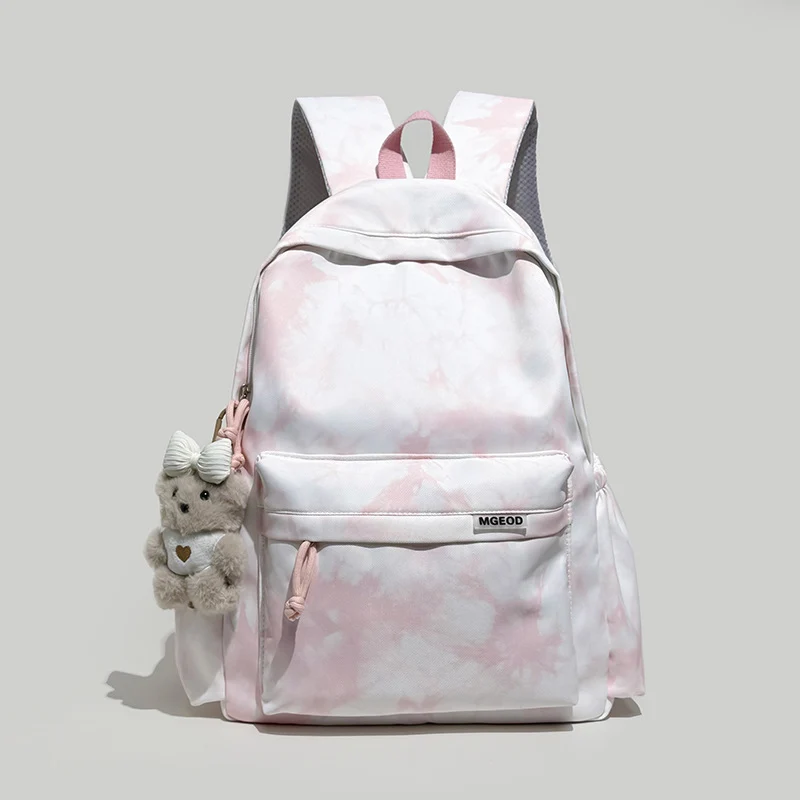 Leichte Freizeit-Rucksack mit Plüsch-Schlüsselanhänger Karnz