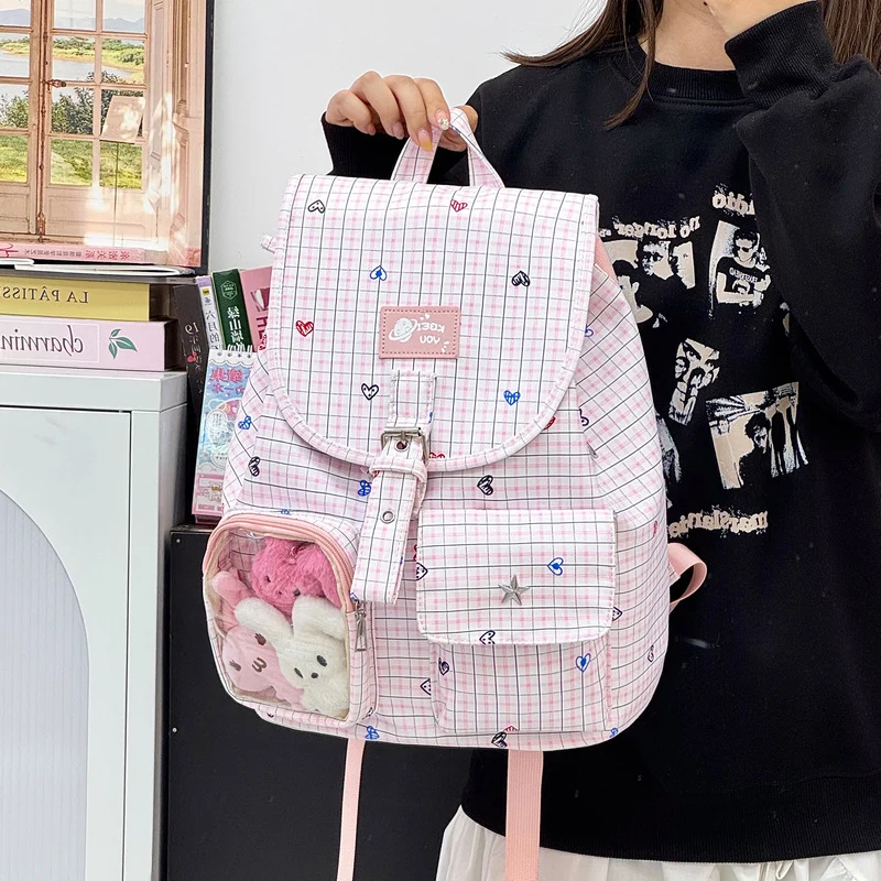 Herz-gedruckter Freizeit-Rucksack Karnz