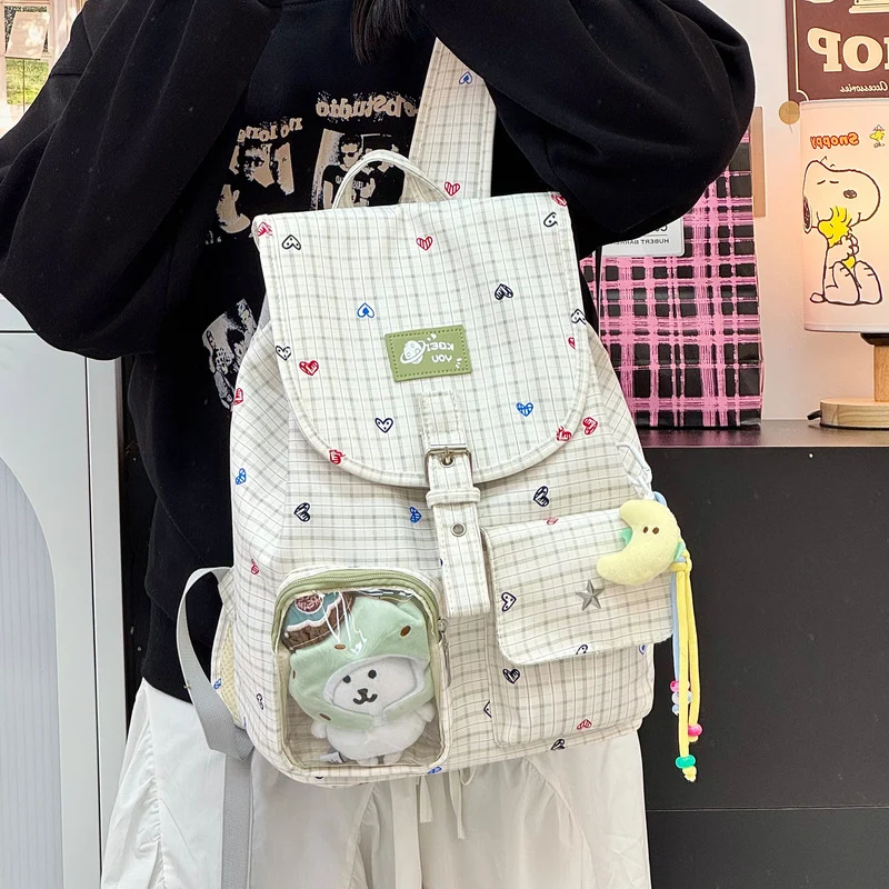 Herz-gedruckter Freizeit-Rucksack Karnz