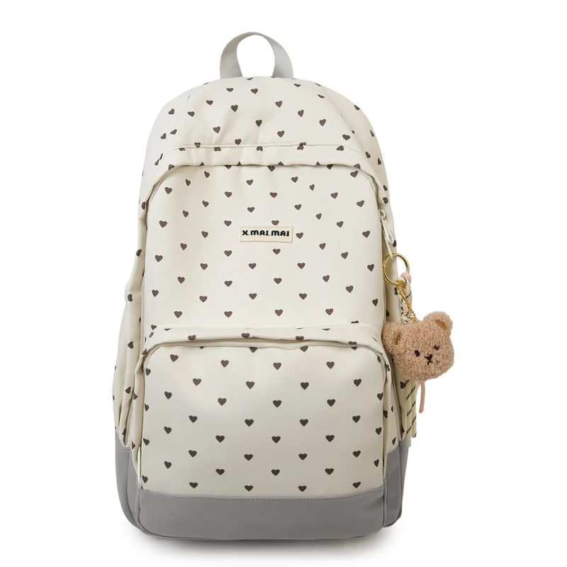 Herz-Muster Freizeit Rucksack Karnz