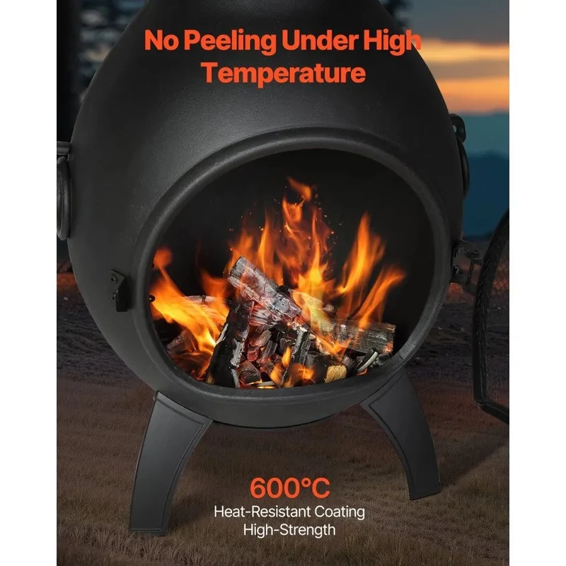 Gartenkamin Outdoor Feuerstelle Kaminofen Terassenofen Kamin