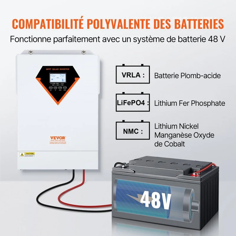 Hybrid Solar Wechselrichter 5500W 48V MPPT Inverter Sinuswelle