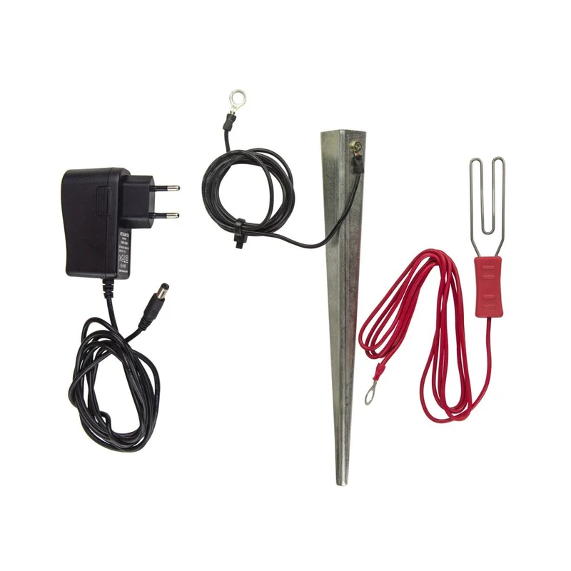 Weidezaungerät 12V 230V Elektrozaungerät 10km LED Weide