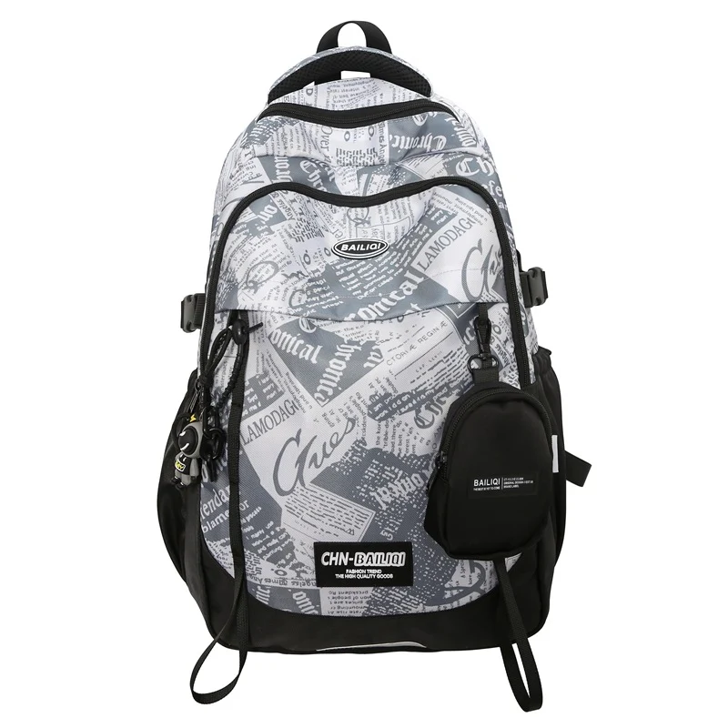Grafikdesign Multi-Pocket Rucksack Karnz