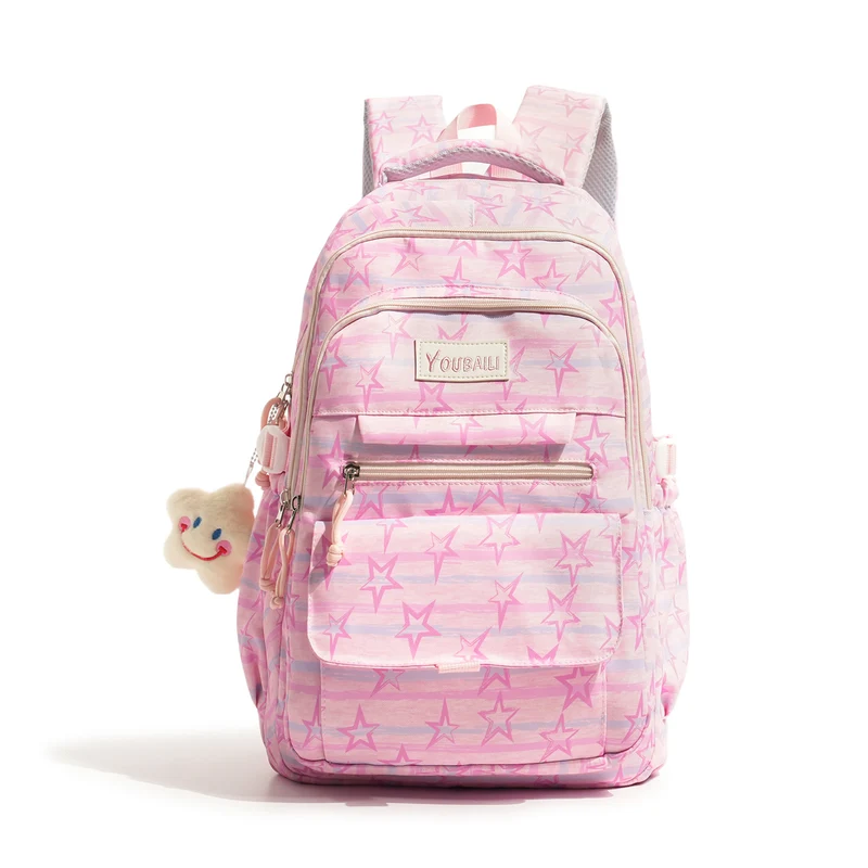 Spaß Schulrucksack mit Sternenmuster Karnz
