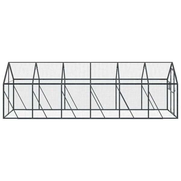 Voliere 6x1,79m Vogelhaus zu Vogelvoliere Gehege Stall Garten
