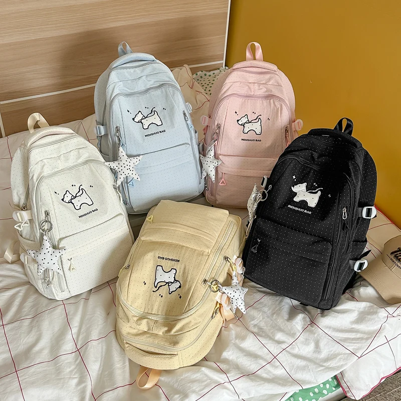 Grafische Katzen-Themen-Rucksack Karnz