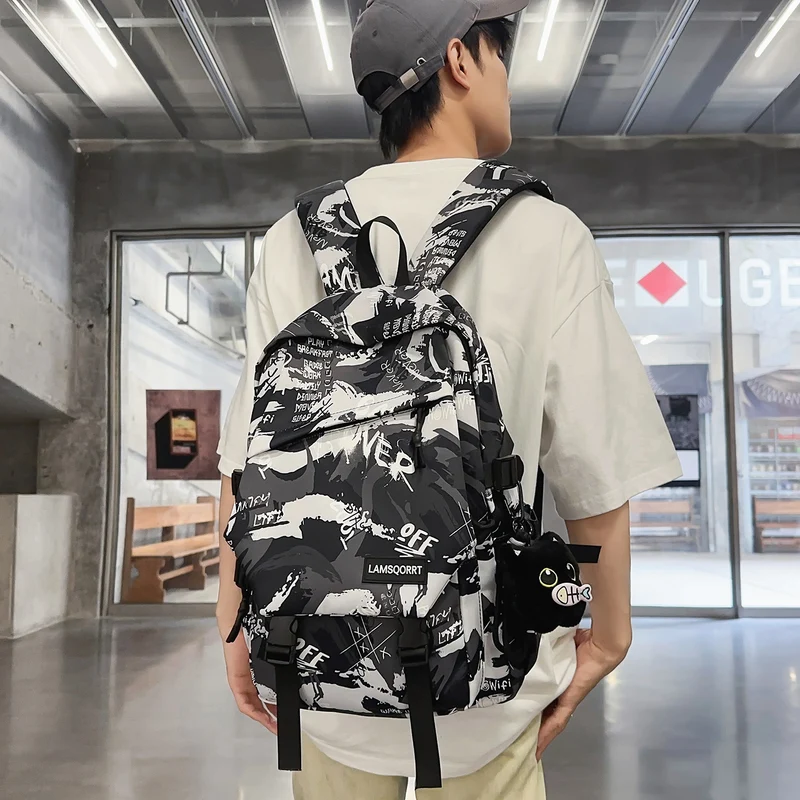 Graffiti Druck Freizeit Rucksack Karnz