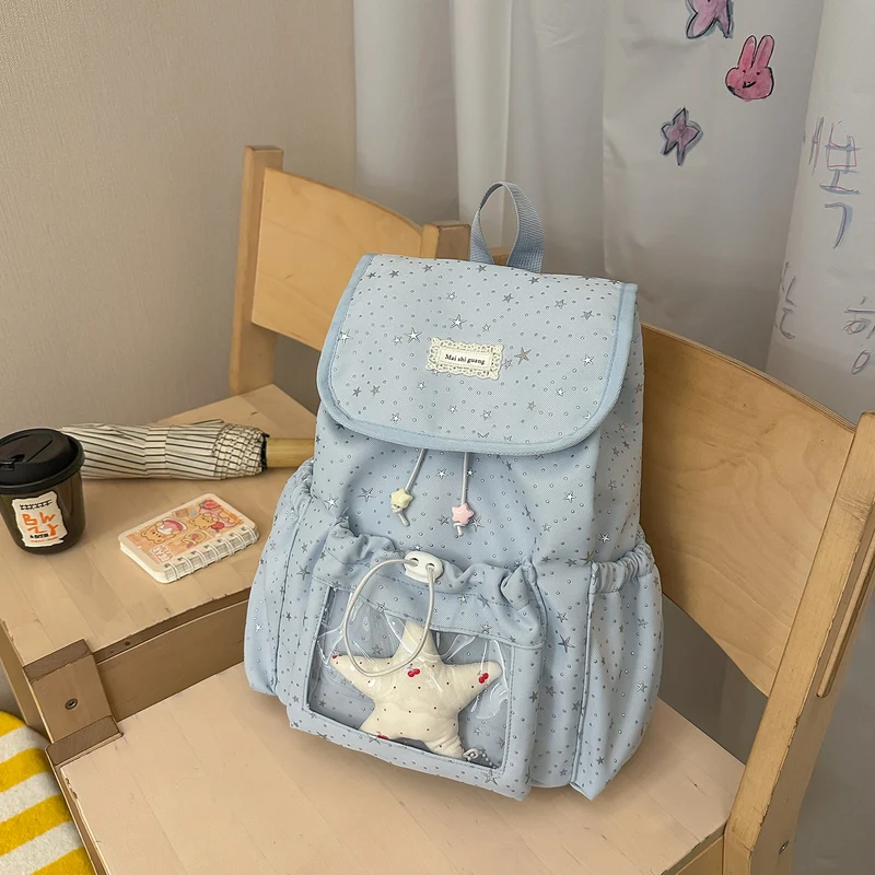 Fun Star-Embellished Mini-Rucksack Karnz