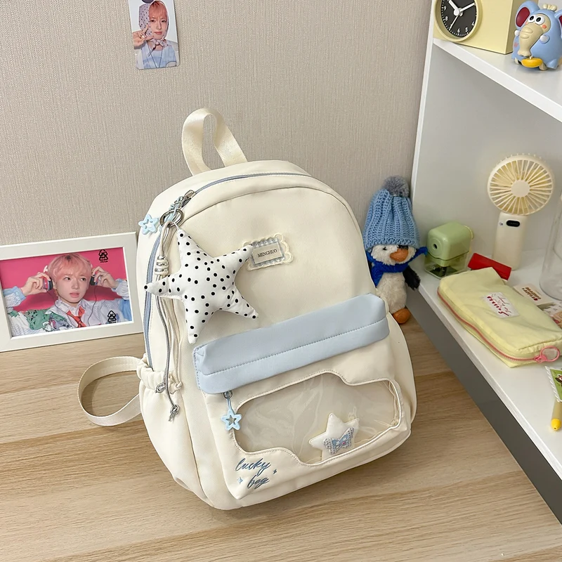Fun Star-Bestickte Rucksack Karnz