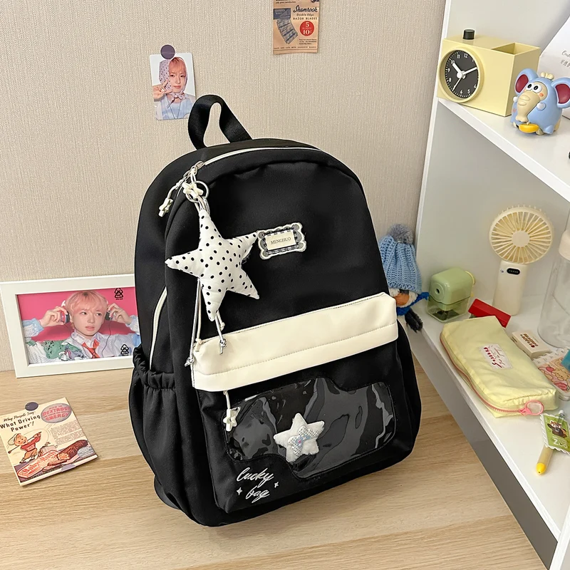 Fun Star-Bestickte Rucksack Karnz