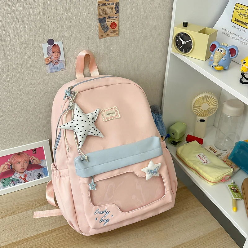 Fun Star-Bestickte Rucksack Karnz