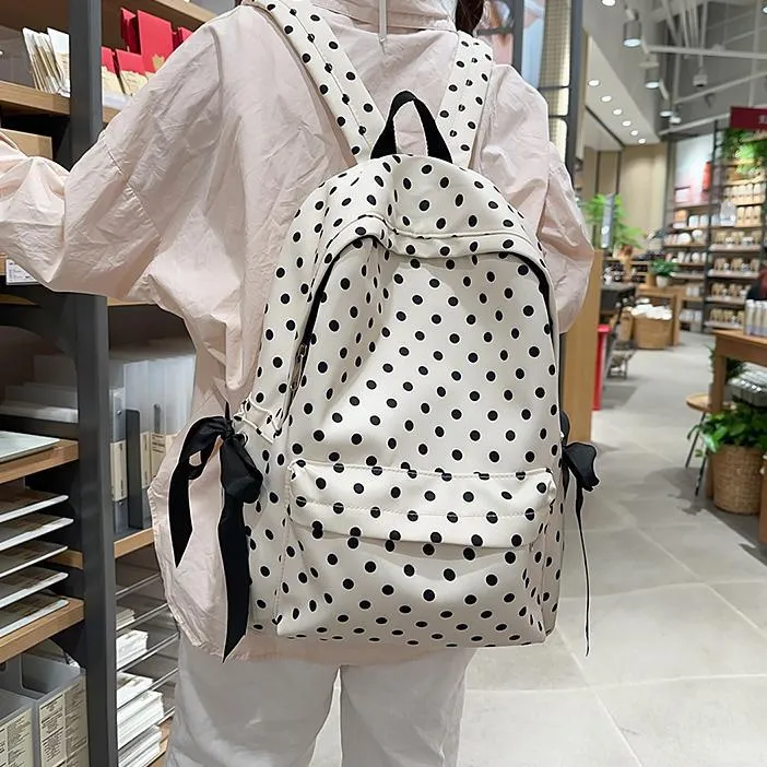 Fun Polka Dot Freizeit Rucksack Karnz