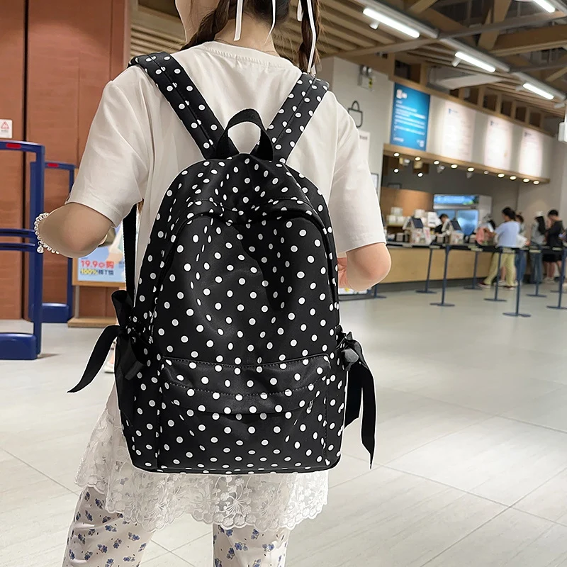Fun Polka Dot Freizeit Rucksack Karnz