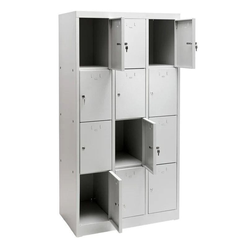 Schließfachschrank 12 Fächer Spind Schrank Schließfach Regal