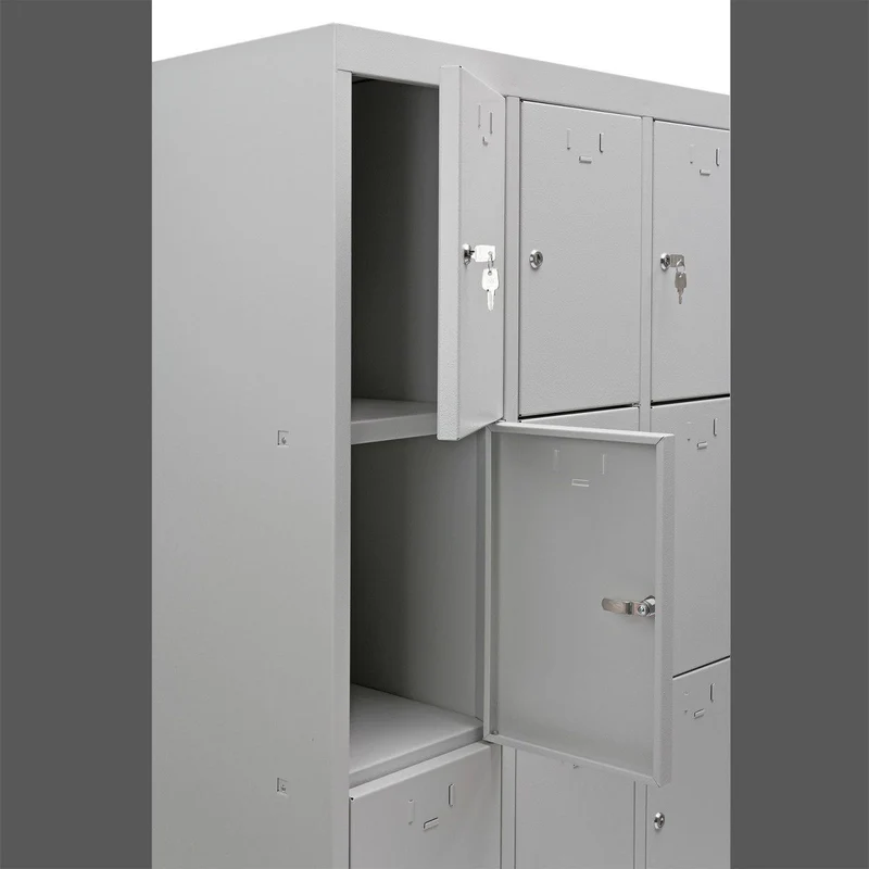 Schließfachschrank 12 Fächer Spind Schrank Schließfach Regal