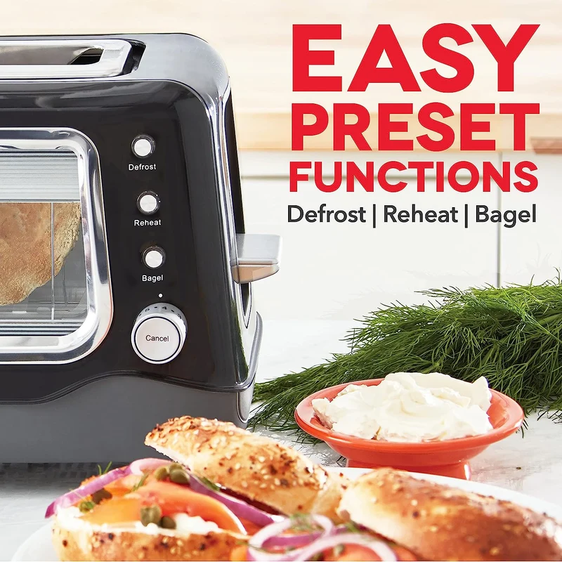 Revolutionize breakfast time with a glass toaster.