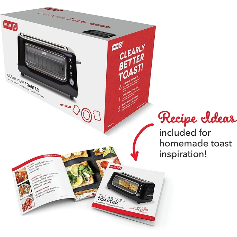 Revolutionize breakfast time with a glass toaster.